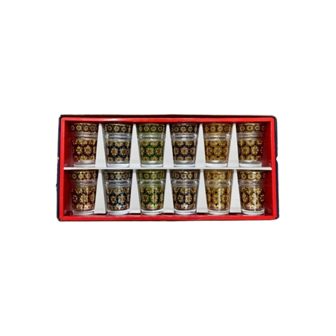 Traditional Moroccan Tea Glasses 6oz Set main product image
