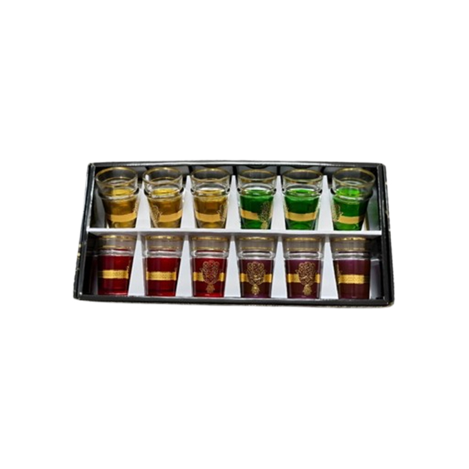 Traditional Moroccan Tea Glasses 6oz Set thumbnail 2